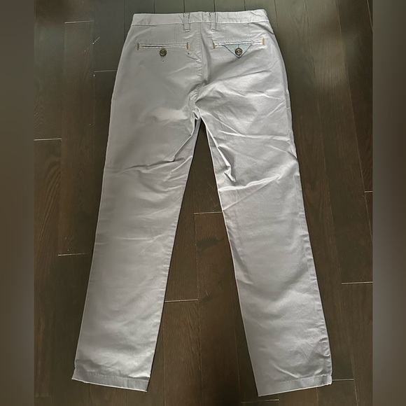 Ted Baker Men's Light Grey Purple Chinos | NWOT | 28L - Picture 10 of 10